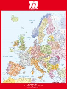 carte mural europe codes postaux zip code