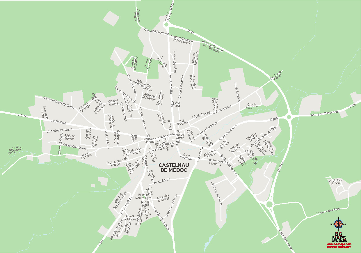 Castelnau-de-Médoc-carte-vectorielle-illustrator-eps